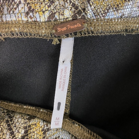 Free People Cheetah Print Leggings Size Medium - Picture 3 of 5